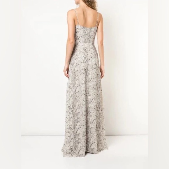 Reformation Ingrid Dress Python Snakeskin Print - Picture 9 of 10